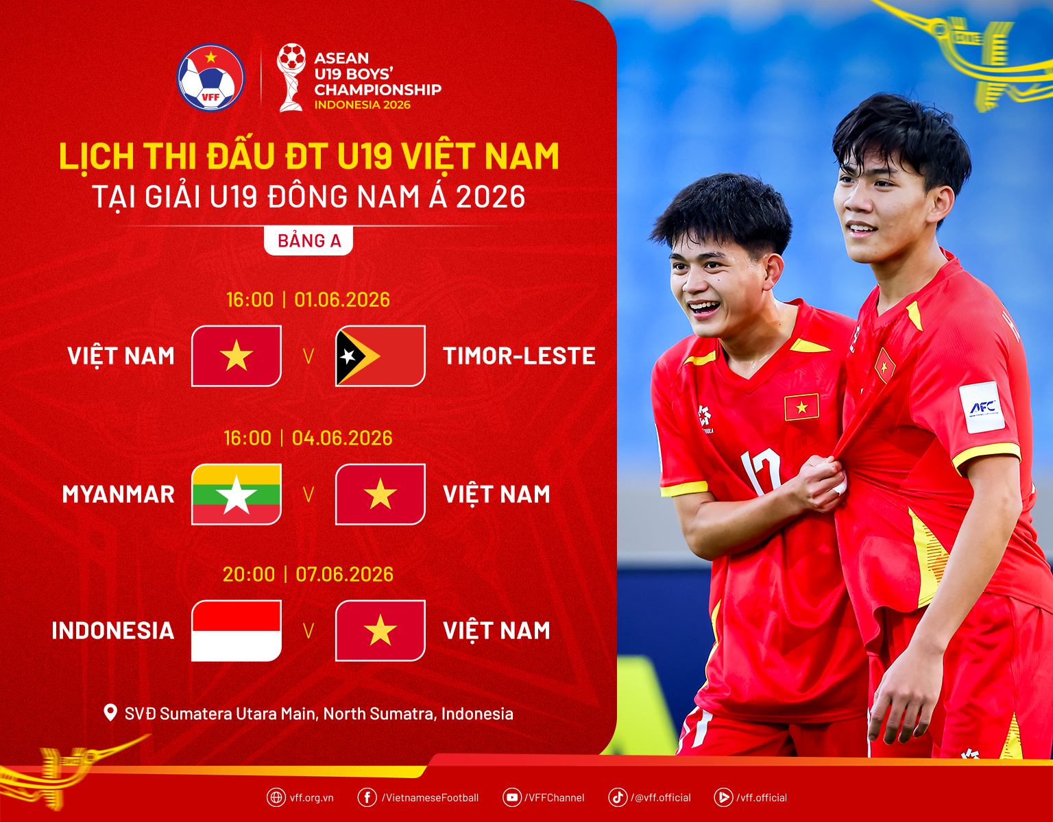 Công Hậu lập hattrick, U19 Việt Nam thắng đậm ngày ra quân giải Đông Nam Á - Ảnh 3.