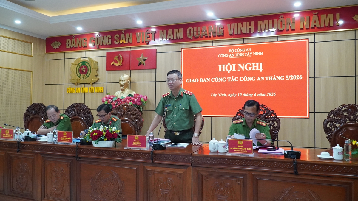 C&ocirc;ng an T&acirc;y Ninh bắt 623 đối tượng ma t&uacute;y trong th&aacute;ng 5 - 2026 - Ảnh 1.
