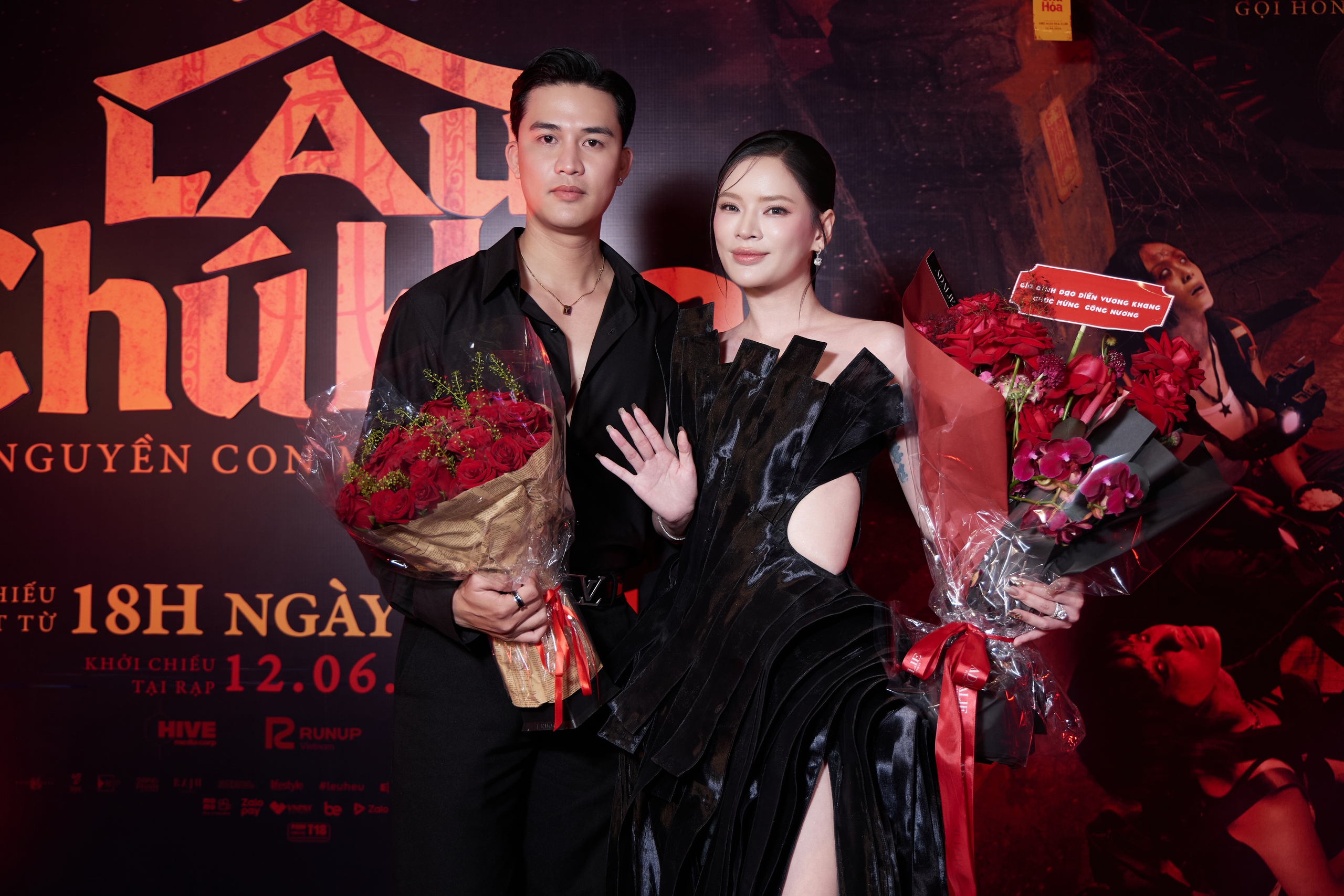 Diễn vi&ecirc;n Nguyễn C&ocirc;ng Nương biến h&oacute;a rạng rỡ tr&ecirc;n thảm đỏ ra mắt "Lầu Ch&uacute; Hỏa"  - Ảnh 1.