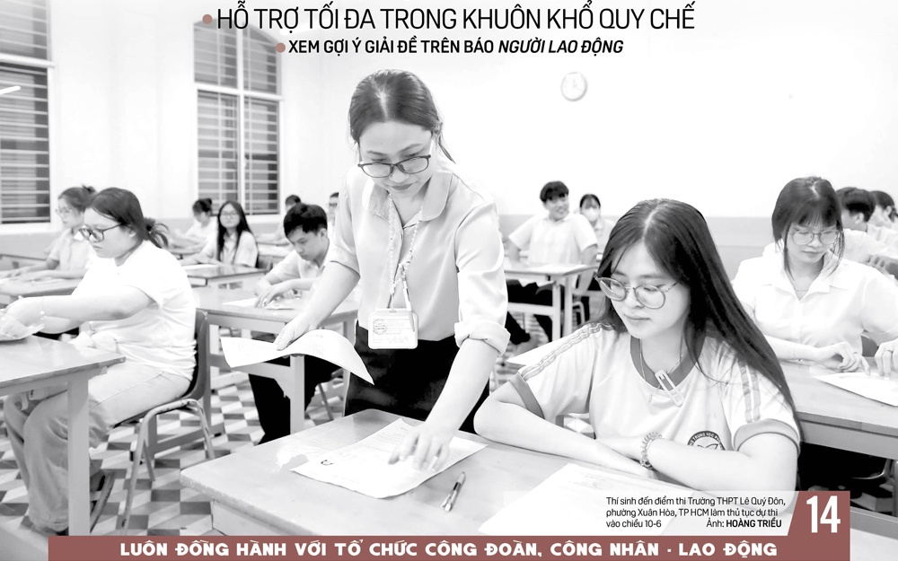 Báo in ngày 11-6: Tin nhắn sau buổi thi