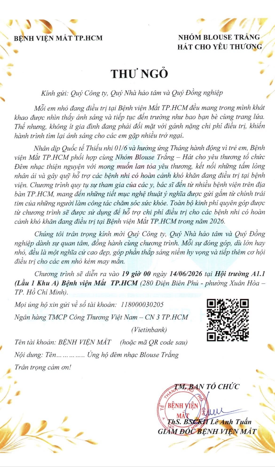Đ&ecirc;m nhạc &ldquo;Blouse trắng &mdash; H&aacute;t cho y&ecirc;u thương&rdquo; g&acirc;y quỹ hỗ trợ bệnh nhi - Ảnh 3.