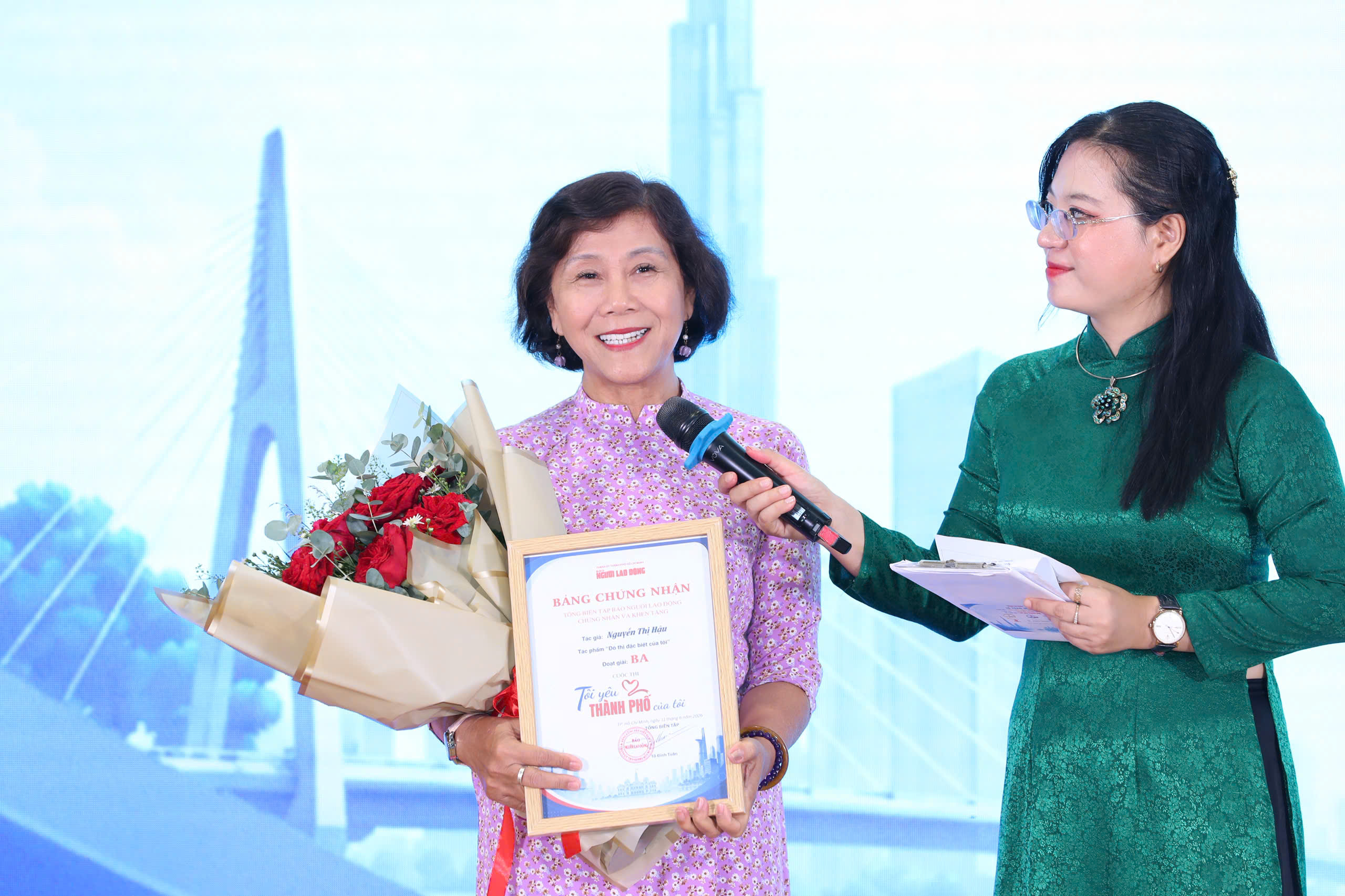 BÁO NGƯỜI LAO ĐỘNG TRAO GIẢI BA CUỘC THI VIẾT: Lan tỏa nhiều giá trị, ý nghĩa - Ảnh 3.