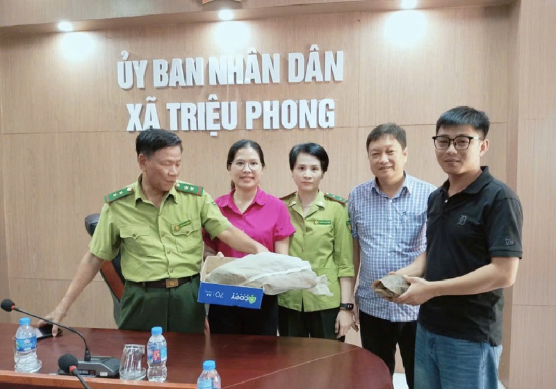Li&ecirc;n tiếp ph&aacute;t hiện động vật q&uacute;y hiếm ở Quảng Trị: T&ecirc; t&ecirc; Java v&agrave; khỉ mặt đỏ - Ảnh 2.