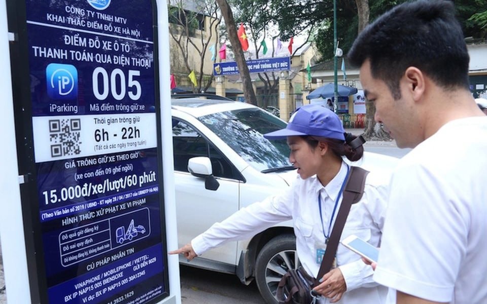 Số hóa việc thu phí giữ xe