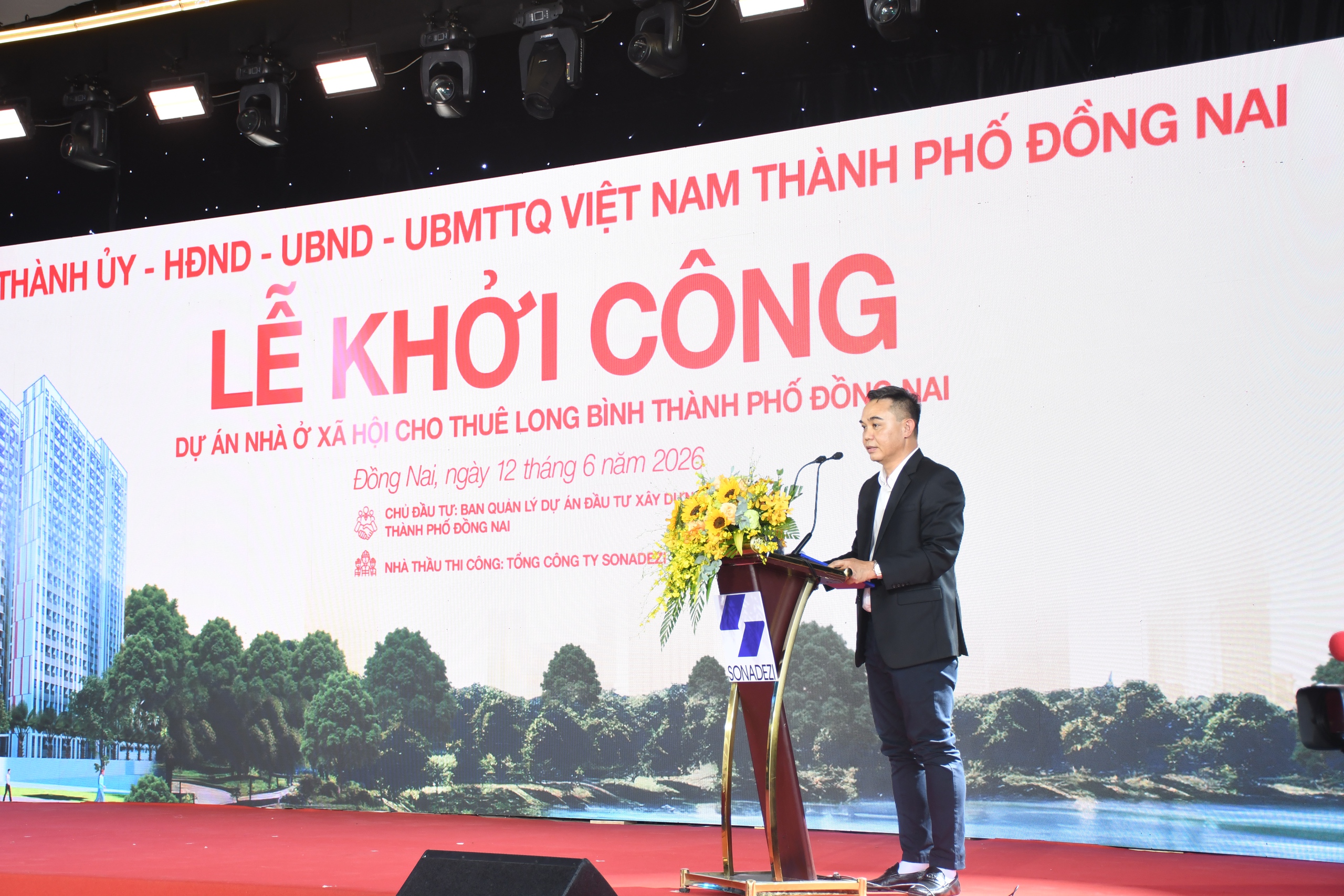 Khởi c&ocirc;ng dự &aacute;n nh&agrave; ở x&atilde; hội cho thu&ecirc; đầu ti&ecirc;n ở TP Đồng Nai - Ảnh 3.