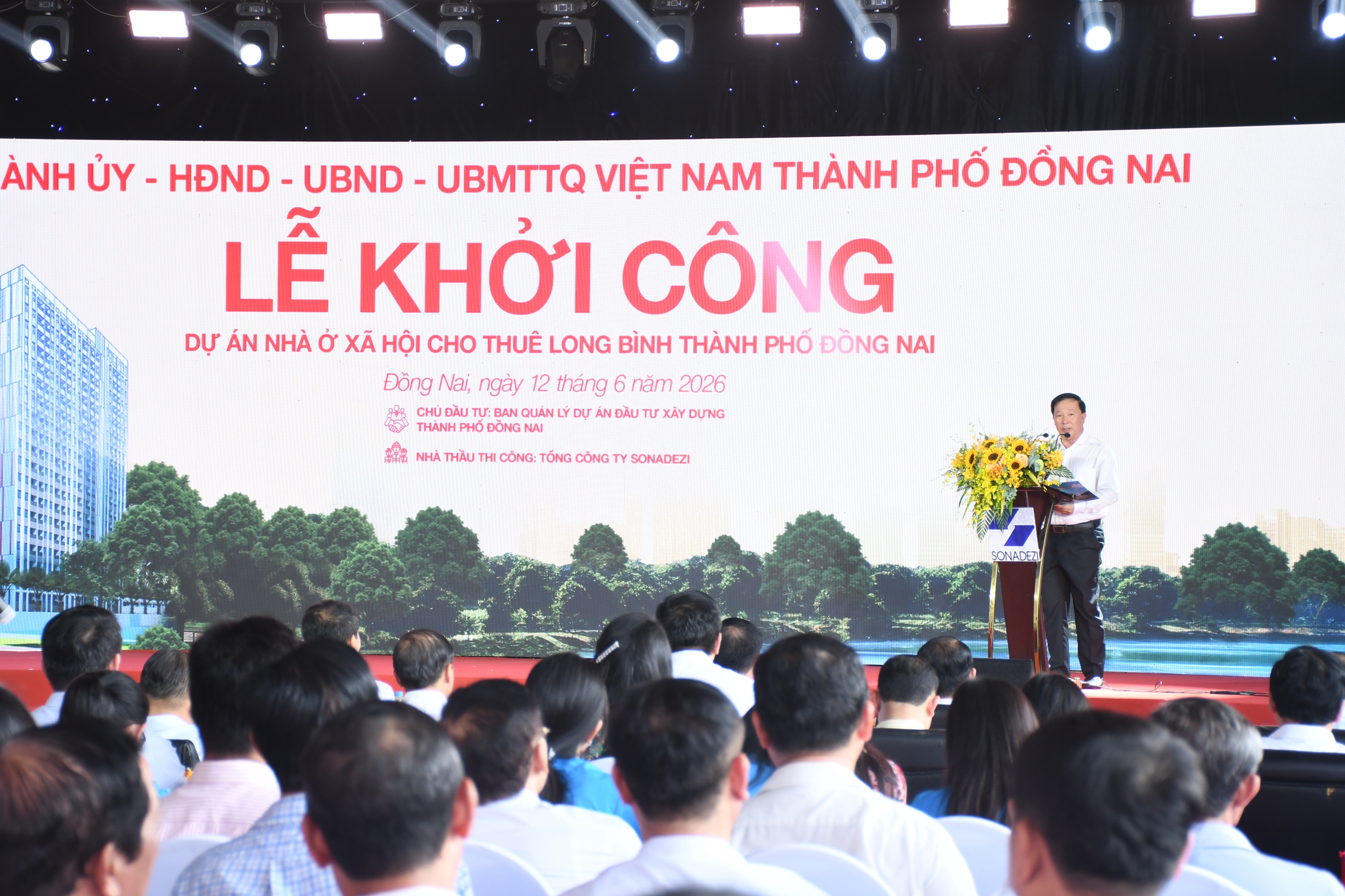 Khởi c&ocirc;ng dự &aacute;n nh&agrave; ở x&atilde; hội cho thu&ecirc; đầu ti&ecirc;n ở TP Đồng Nai - Ảnh 2.