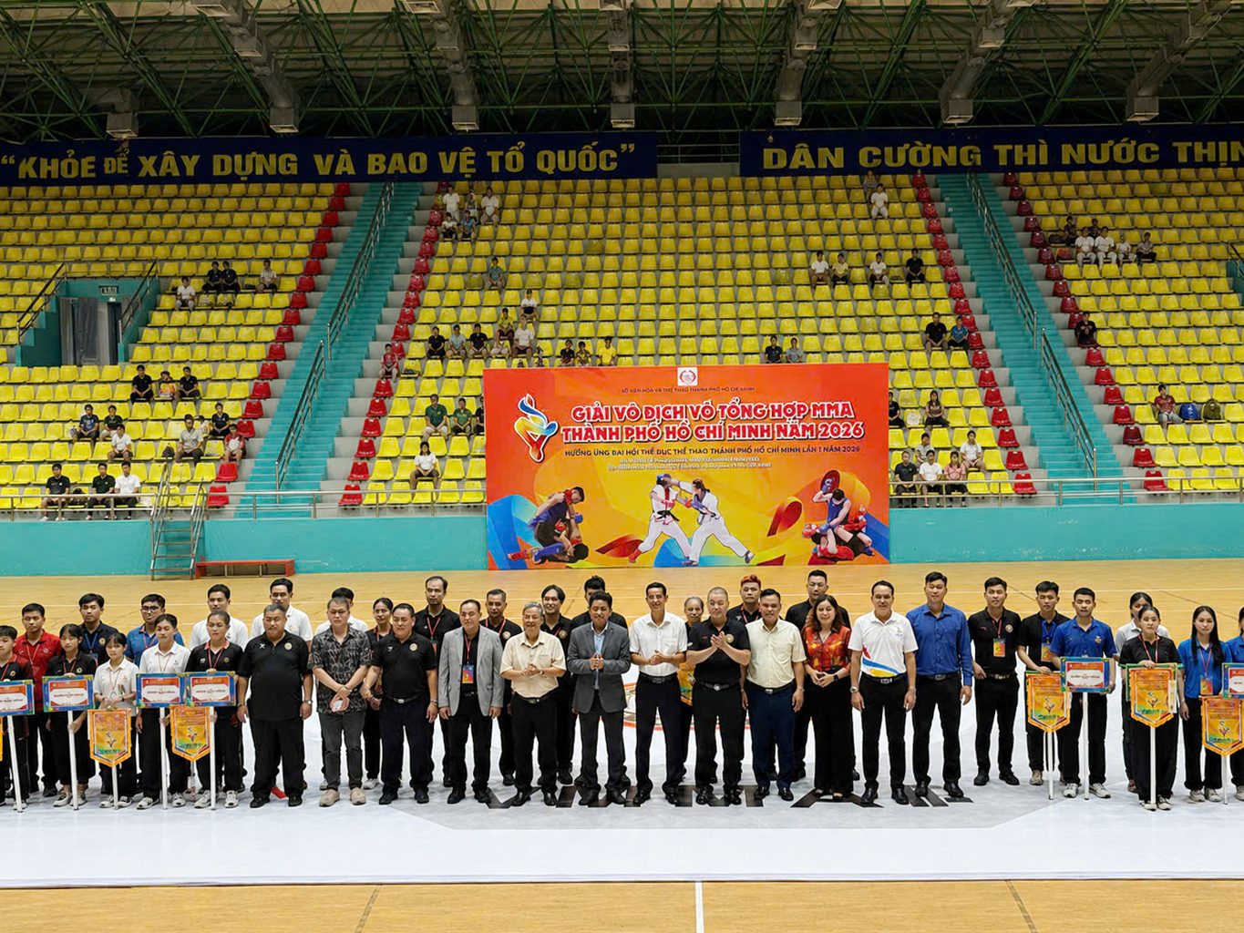 Khai mạc giải V&ocirc; địch V&otilde; thuật Tổng hợp (MMA) TP HCM năm 2026 - Ảnh 1.