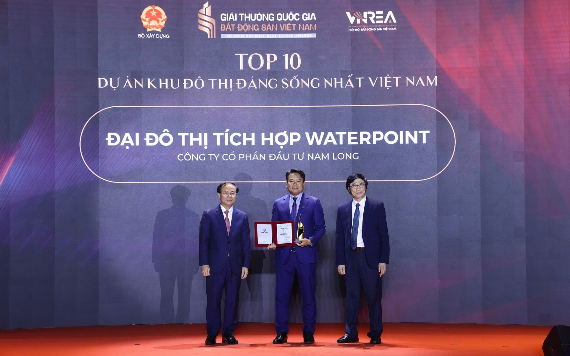 Nam Long (NLG) được vinh danh tại 3 hạng mục của Giải thưởng Quốc gia Bất động sản Việt Nam 2026