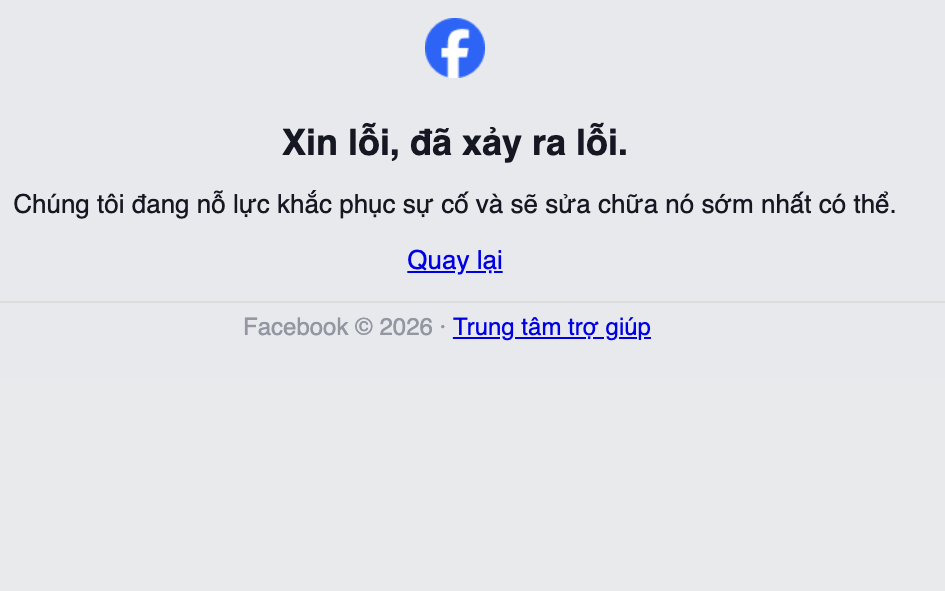 Facebook, Messenger, Instagram bất ngờ bị “sập”