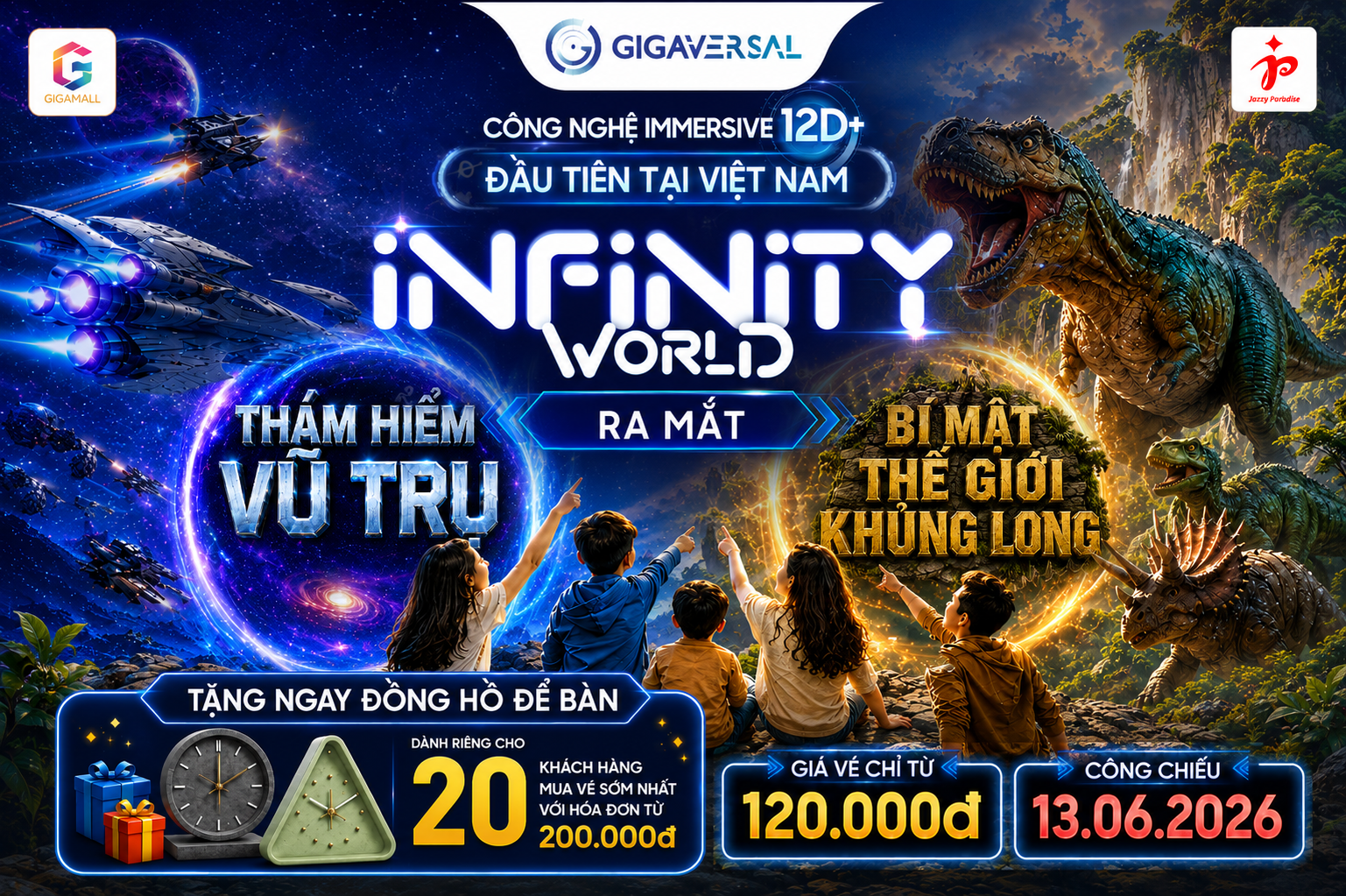 Gigaversal: Khám phá thế giới khủng long và vũ trụ 12D+ tại Gigamall - Ảnh 8.