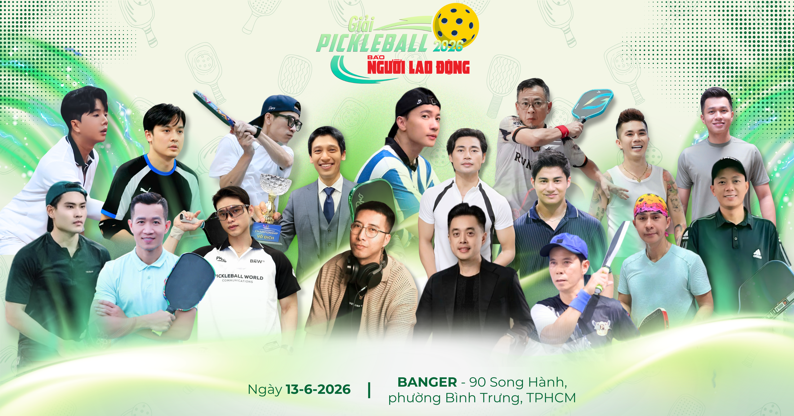 Giải Pickleball Báo Người Lao Động năm 2026: Nghệ sĩ truyền cảm hứng - Ảnh 2.