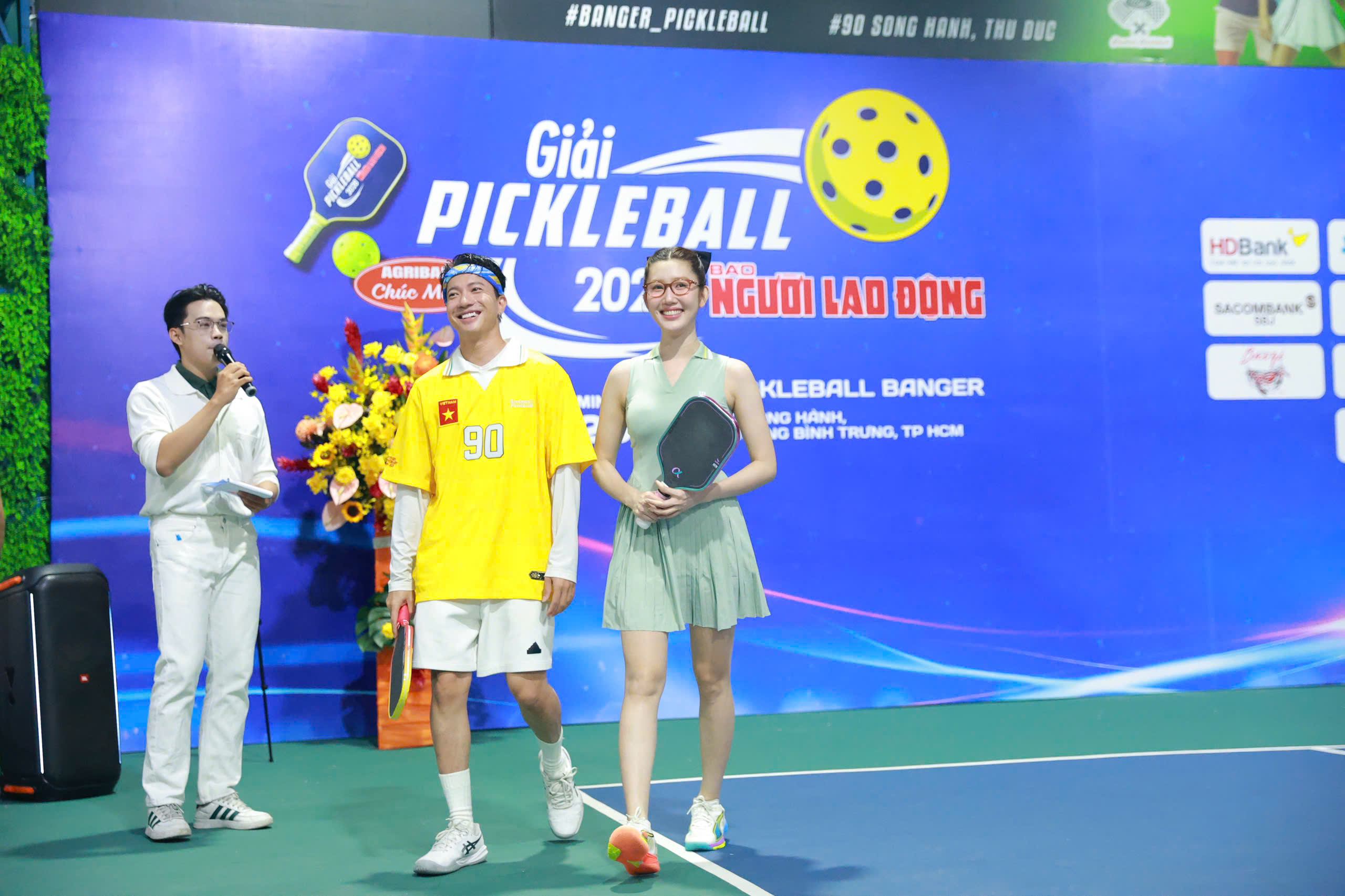 GIẢI PICKLEBALL B&Aacute;O NGƯỜI LAO ĐỘNG NĂM 2026: Sắc m&agrave;u khai mạc   - Ảnh 10.
