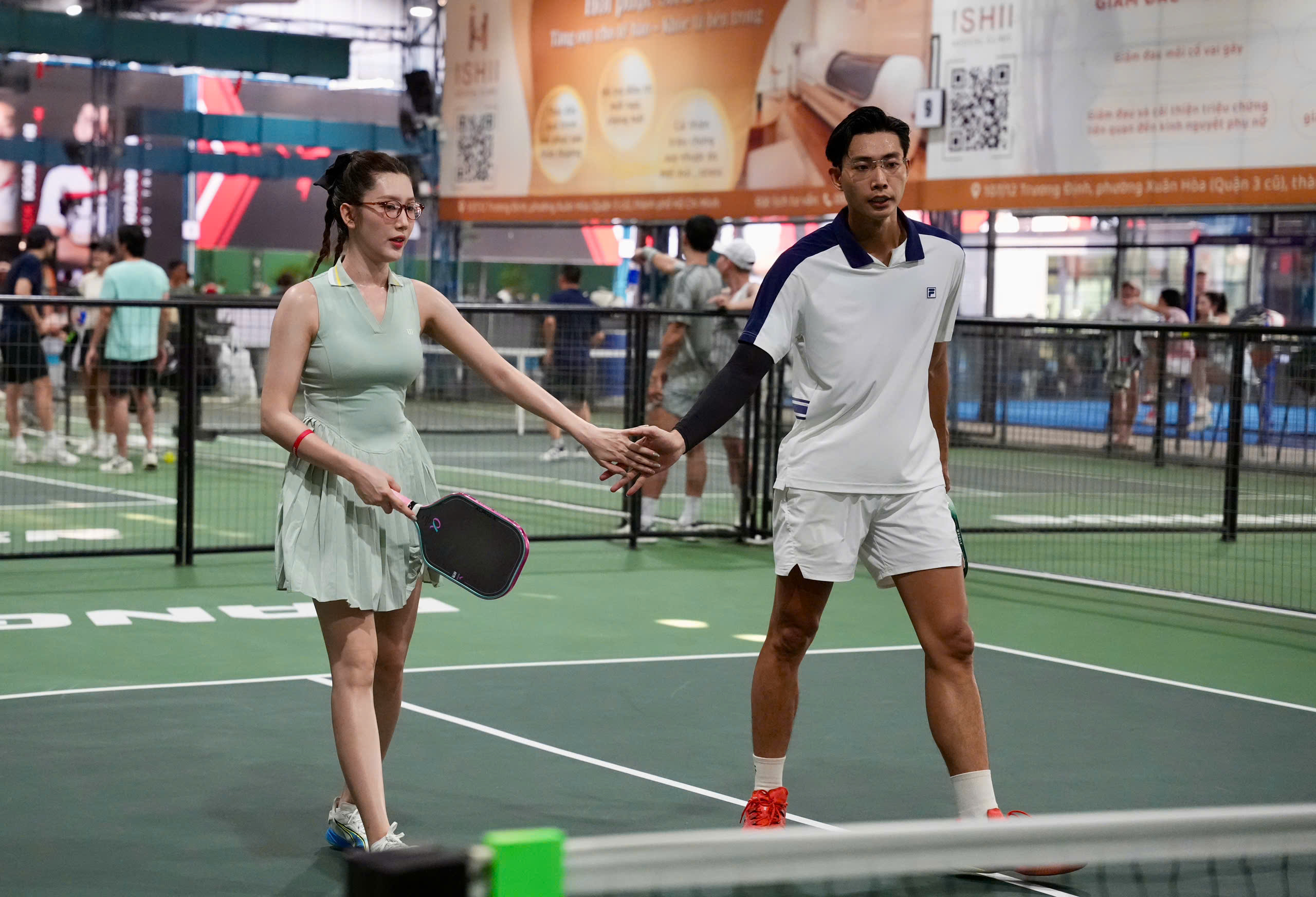 D&agrave;n nghệ sĩ nữ tỏa s&aacute;ng tại Giải Pickleball B&aacute;o Người Lao Động 2026 - Ảnh 7.