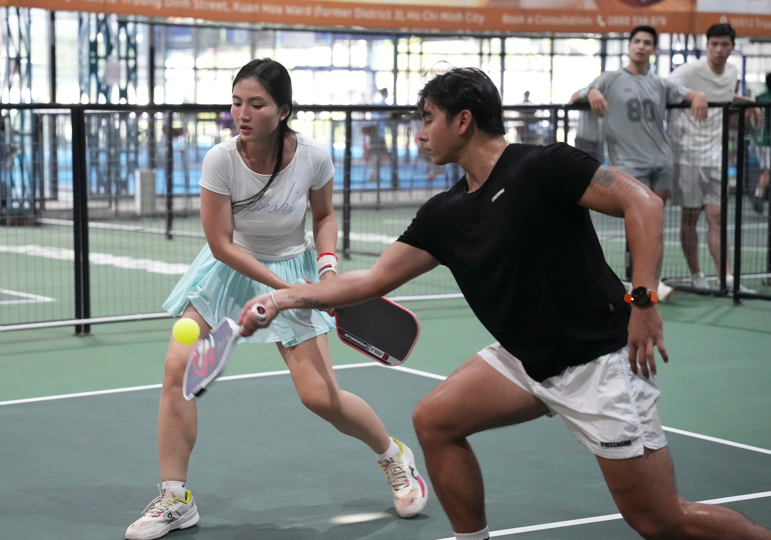 GIẢI PICKLEBALL B&Aacute;O NGƯỜI LAO ĐỘNG NĂM 2026: Sắc m&agrave;u khai mạc   - Ảnh 40.