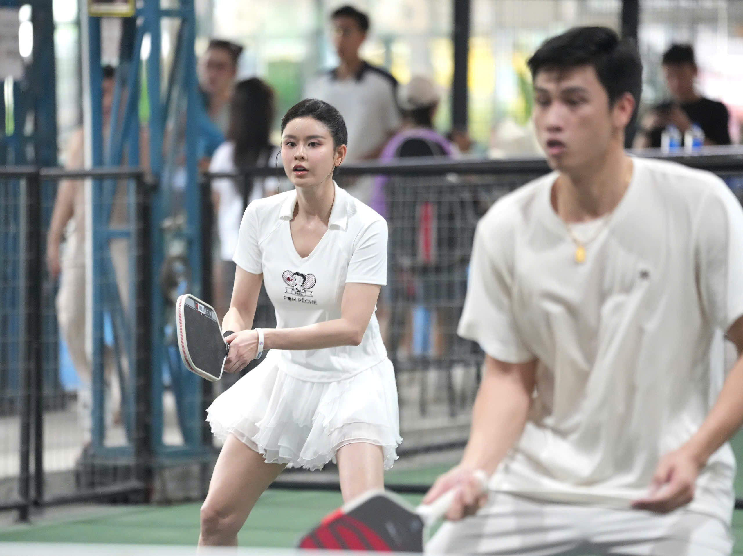 Diễn viên Trương Quỳnh Anh bị "ghiền" môn pickleball - Ảnh 11.