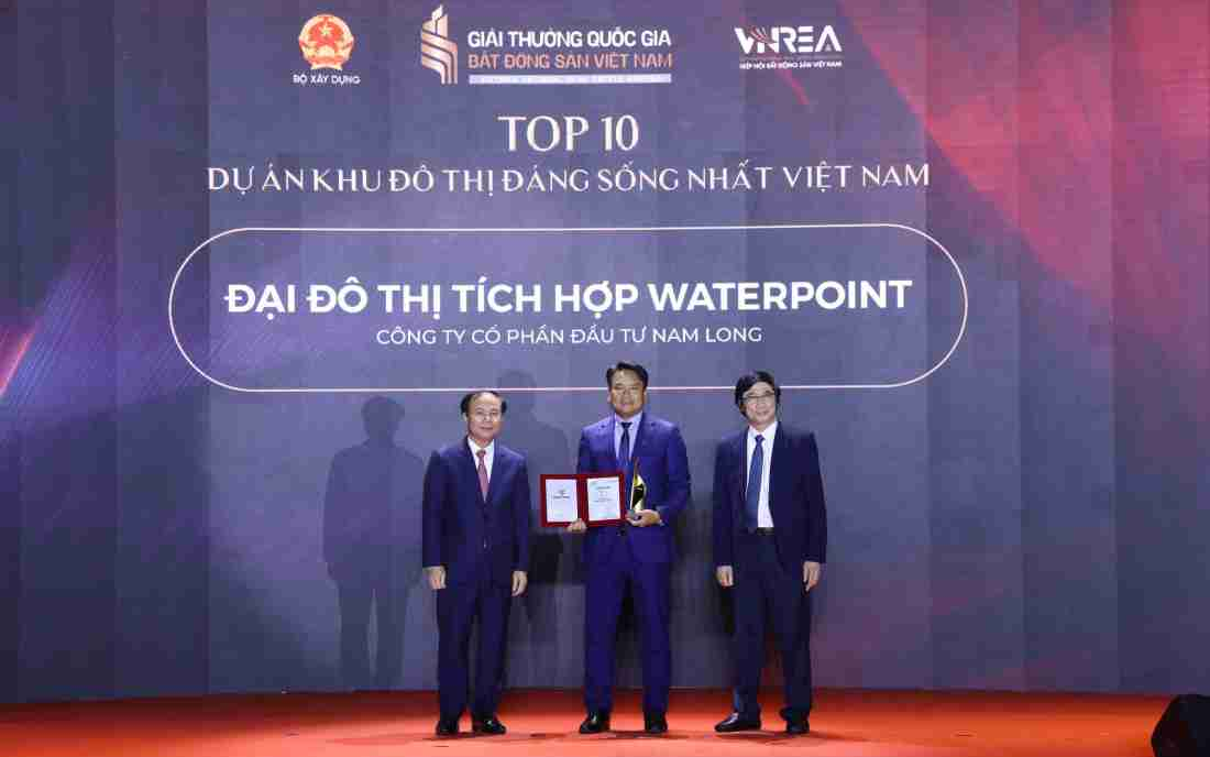 Nam Long được vinh danh tại 3 hạng mục của Giải thưởng Quốc gia Bất động sản Việt Nam