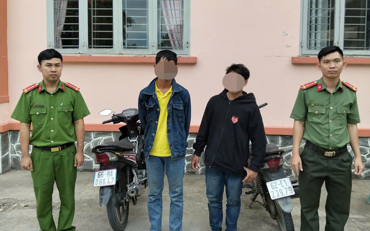 Công an Tây Ninh đón lõng bắt giữ 2 đối tượng đang trên đường trốn chạy 