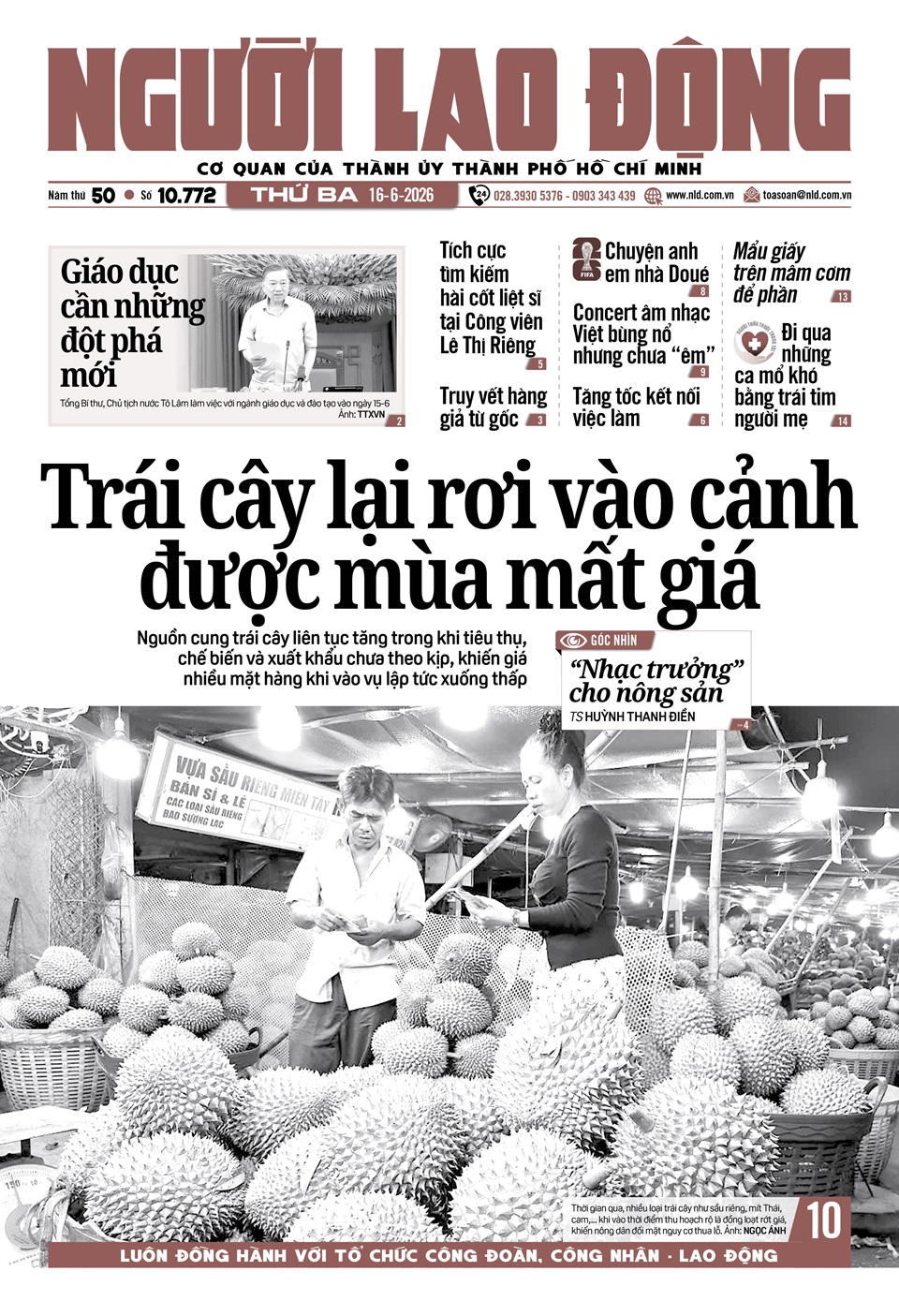 B&aacute;o in ng&agrave;y 16-6: Mẩu giấy tr&ecirc;n m&acirc;m cơm để phần  - Ảnh 1.