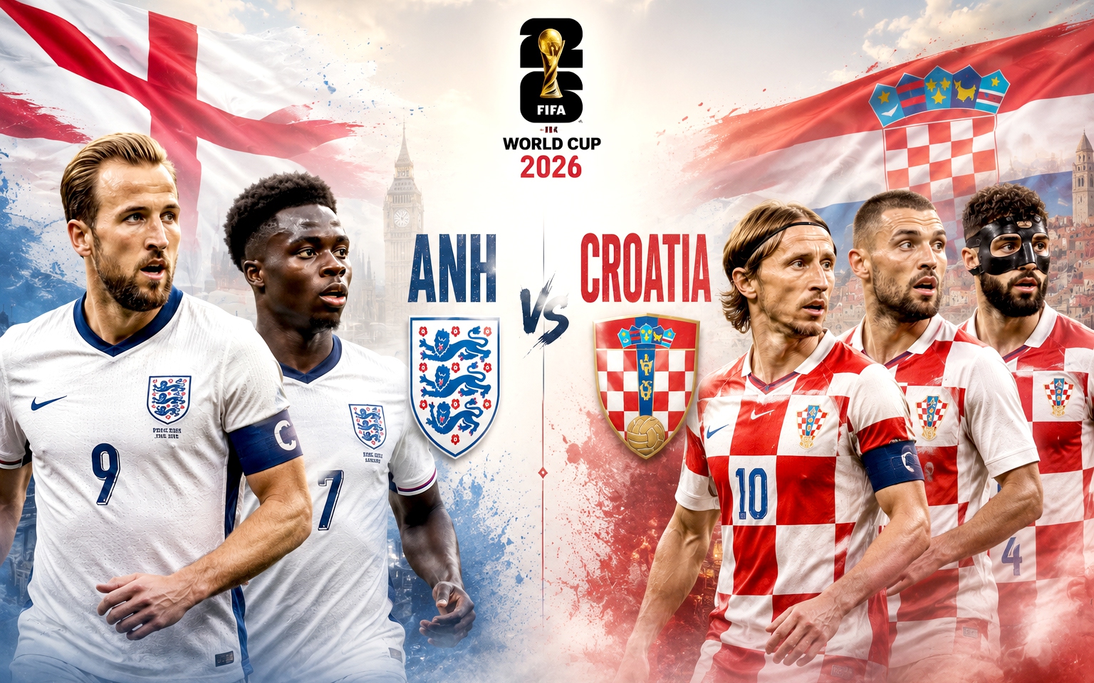 Anh - Croatia: Thử thách đầu tiên