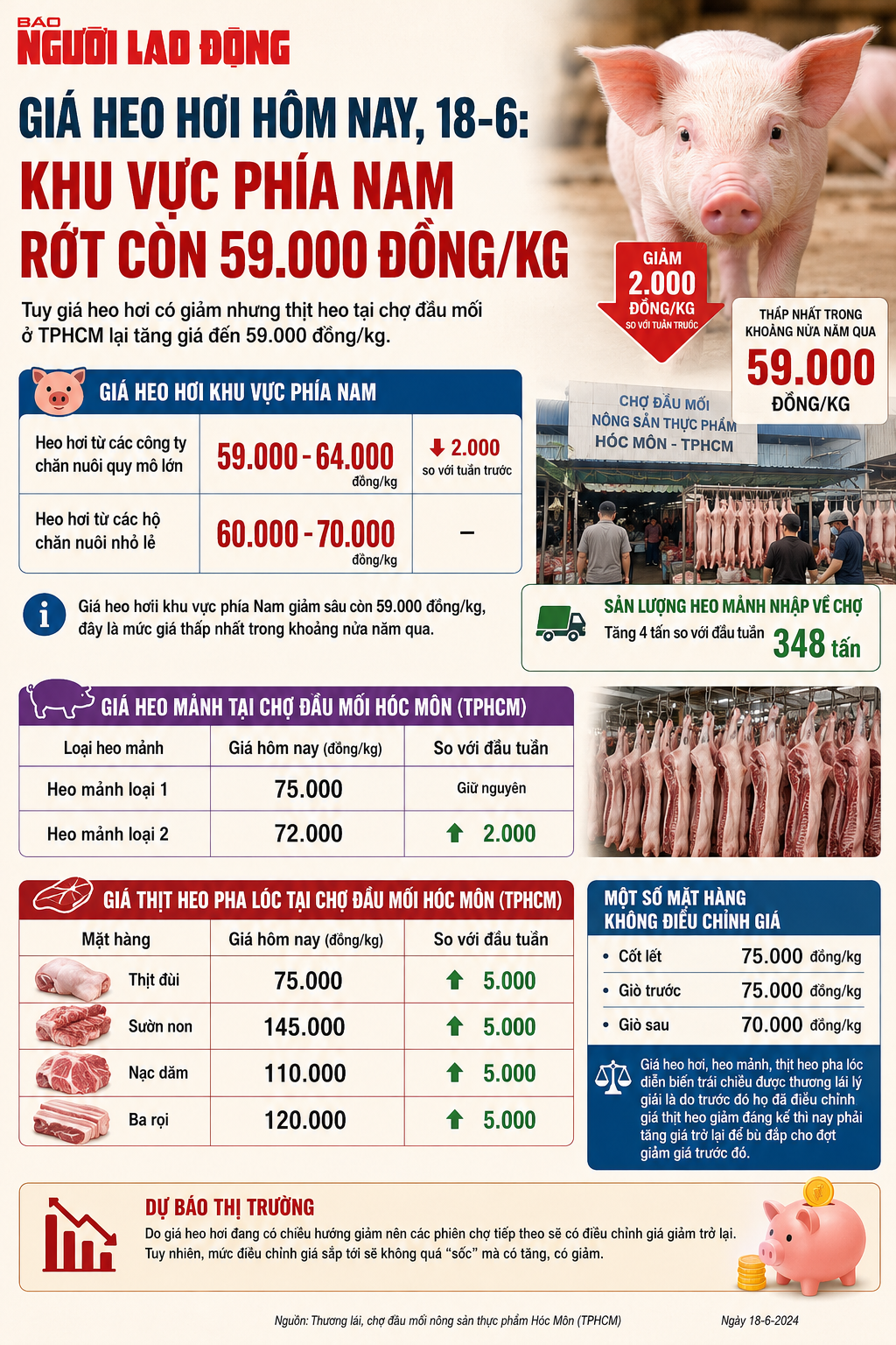 Gi&aacute; heo hơi h&ocirc;m nay, 18-6: Khu vực ph&iacute;a Nam rớt c&ograve;n 59.000 đồng/kg - Ảnh 2.