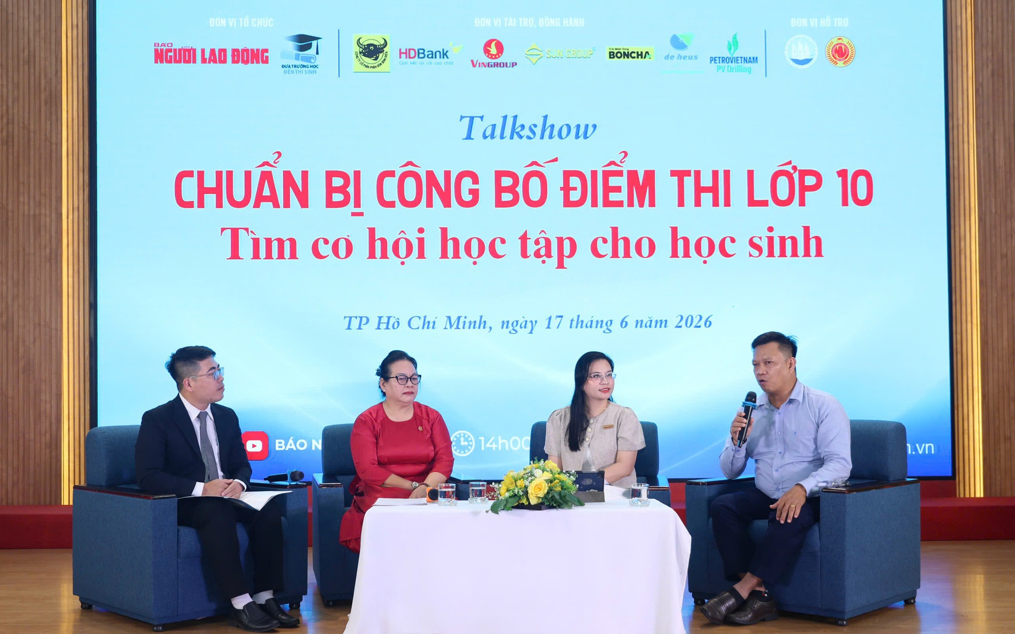 Thiết thực talkshow “Chuẩn bị công bố điểm thi lớp 10, tìm cơ hội học tập cho học sinh”