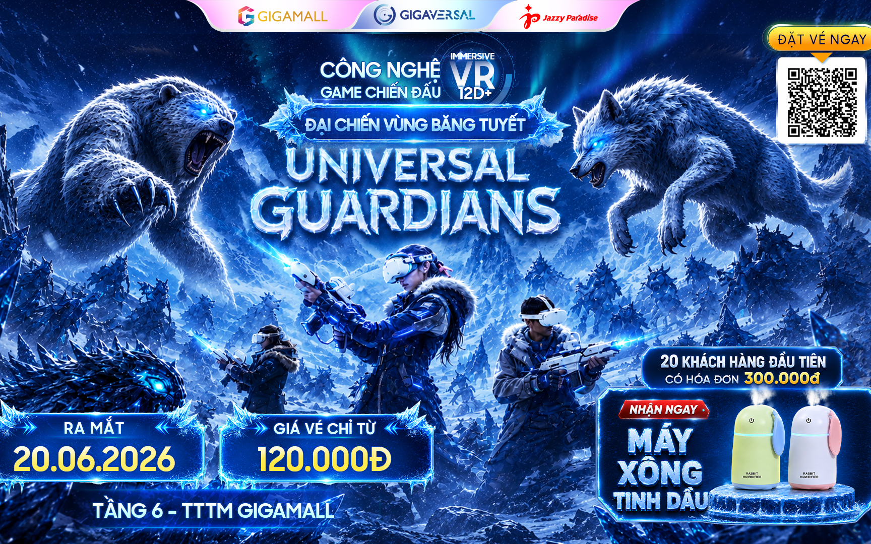 Gigaversal ra mắt siêu phẩm thực tế ảo “Đại chiến vùng băng tuyết” tại Gigamall