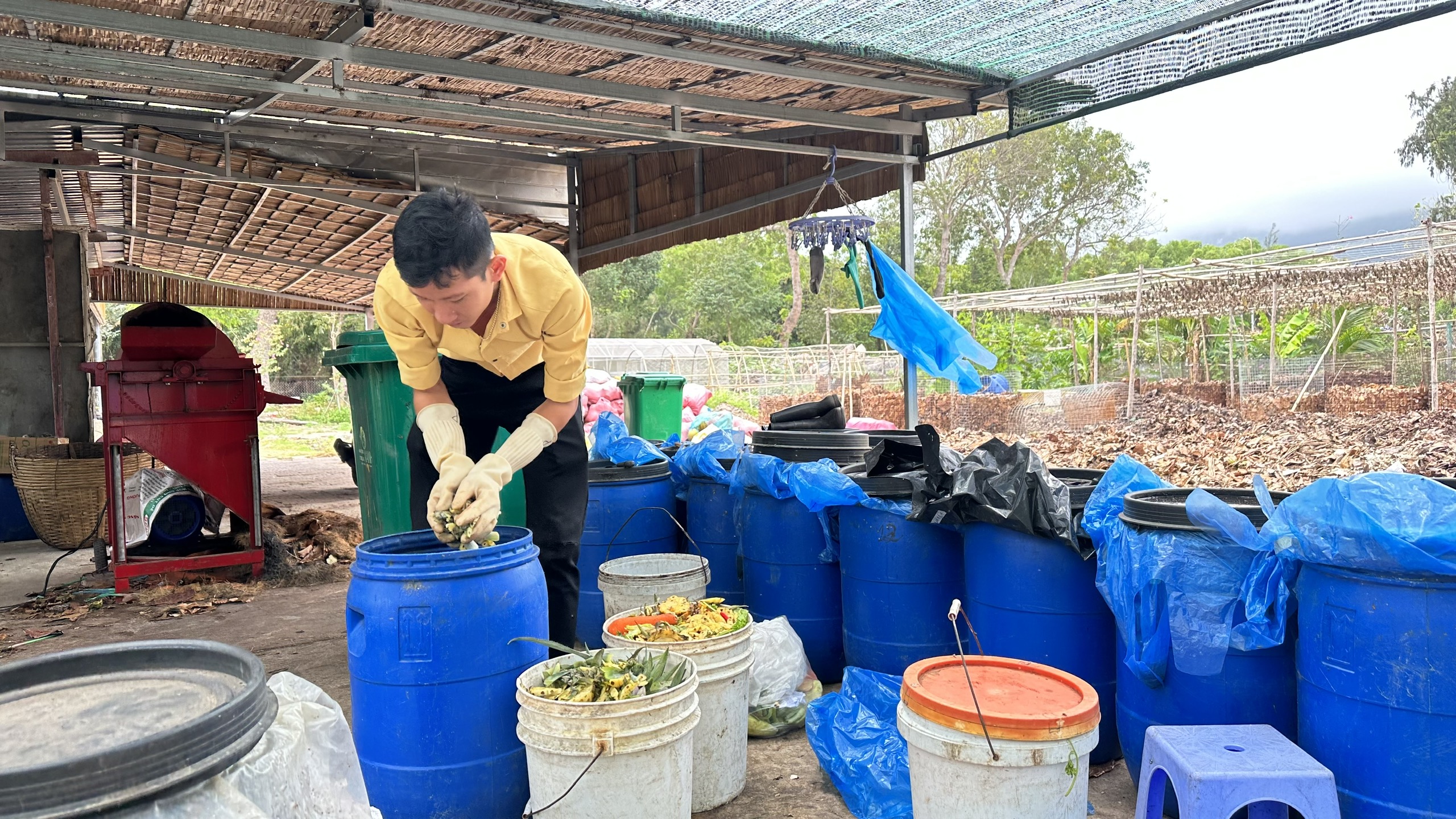 Biến r&aacute;c th&agrave;nh ph&acirc;n hữu cơ - Ảnh 2.