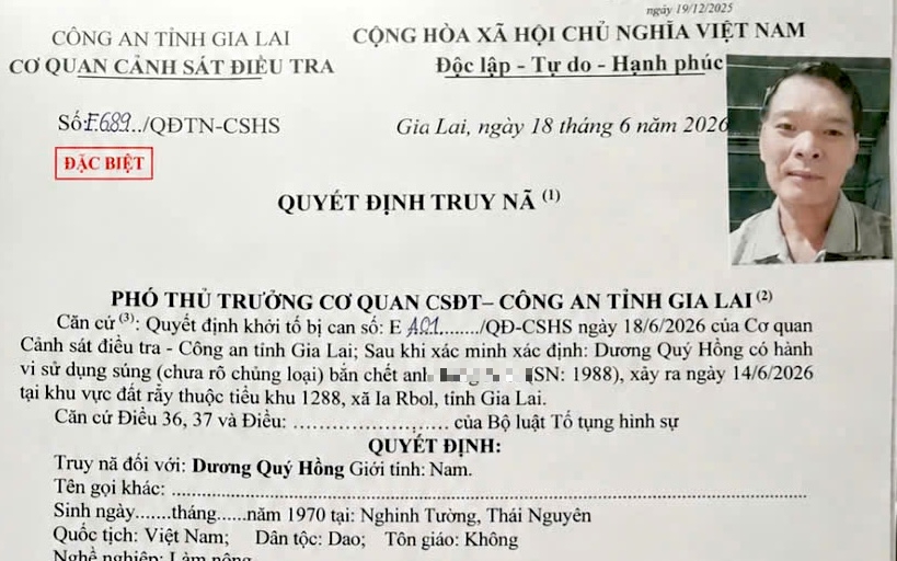 Truy nã kẻ nổ súng bắn chết người trong rừng sâu