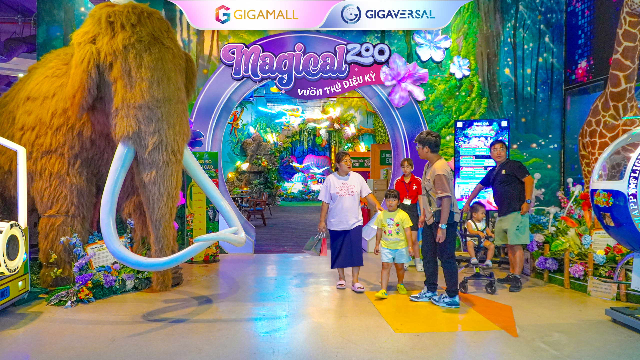TP HCM lần đầu tiên ra mắt vườn thú công nghệ khổng lồ Magical Zoo tại TTTM Gigamall - Ảnh 3.