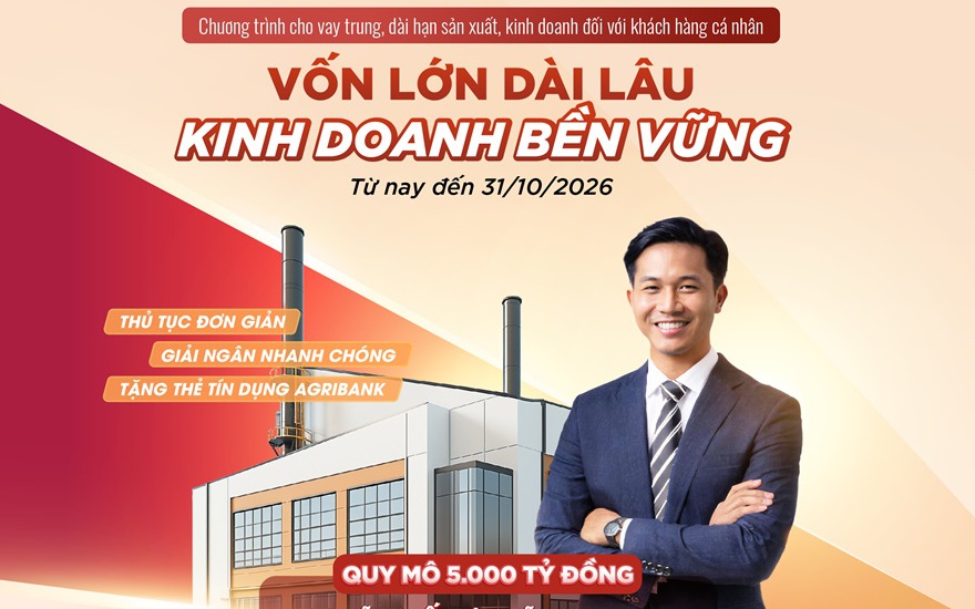 Agribank dành nhiều ưu đãi cho khách hàng cá nhân