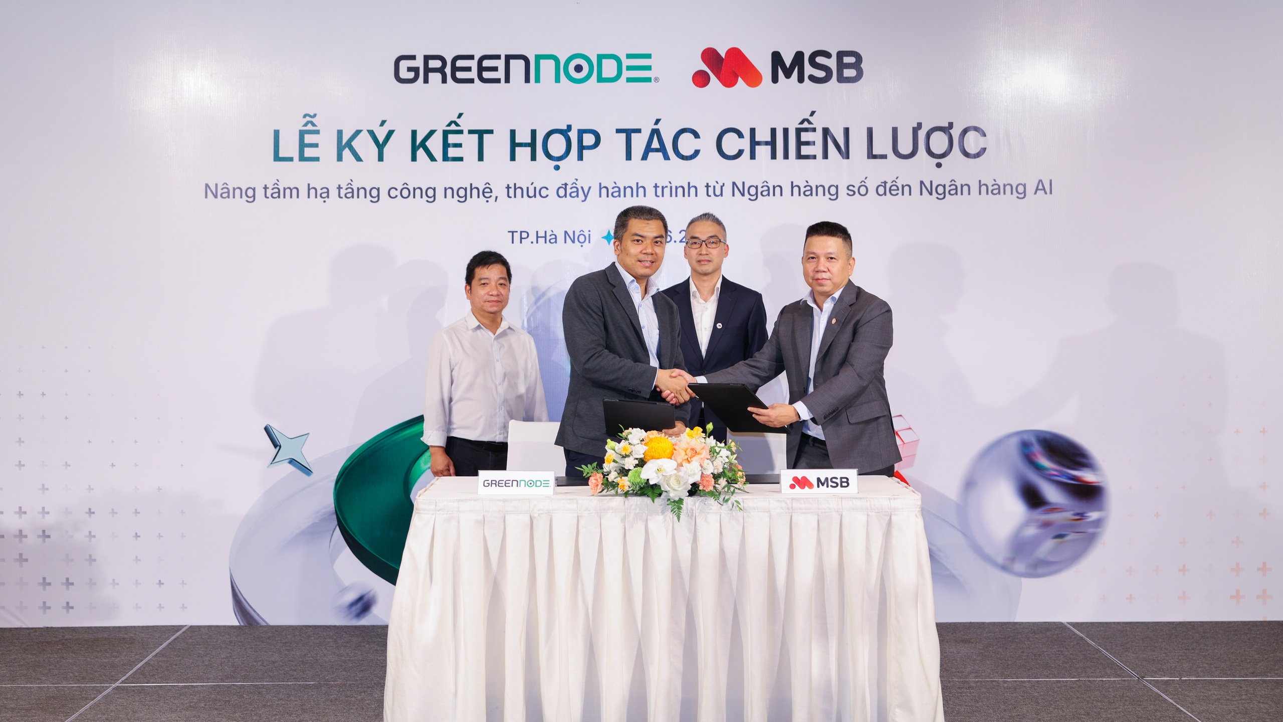 GreenNode v&agrave; MSB mở rộng hợp t&aacute;c chiến lược, th&uacute;c đẩy h&agrave;nh tr&igrave;nh từ ng&acirc;n h&agrave;ng số đến ng&acirc;n h&agrave;ng AI - Ảnh 1.