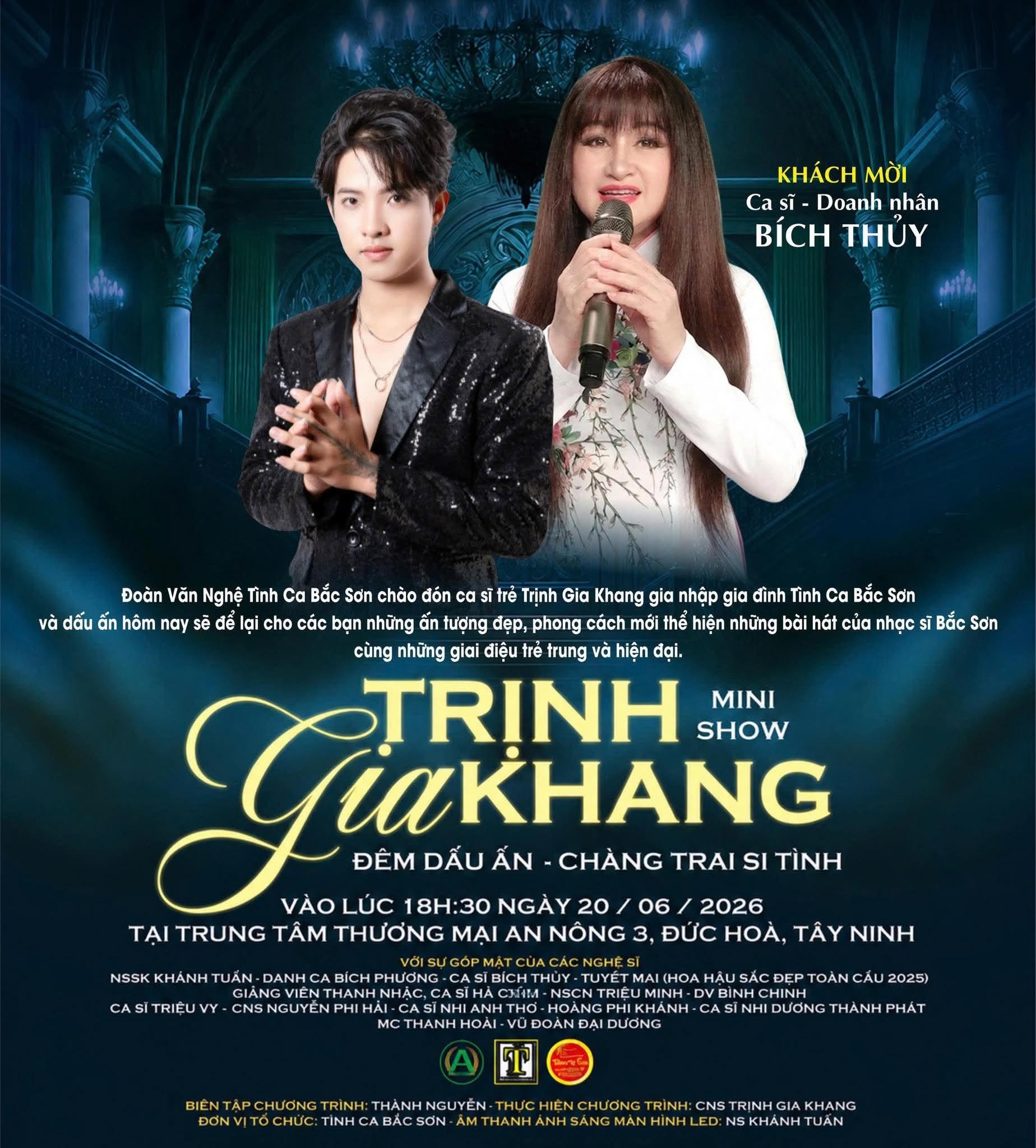 Trịnh Gia Khang v&agrave; Mini show "Dấu ấn ch&agrave;ng trai si t&igrave;nh", ca sĩ B&iacute;ch Thủy hỗ trợ hết m&igrave;nh - Ảnh 2.