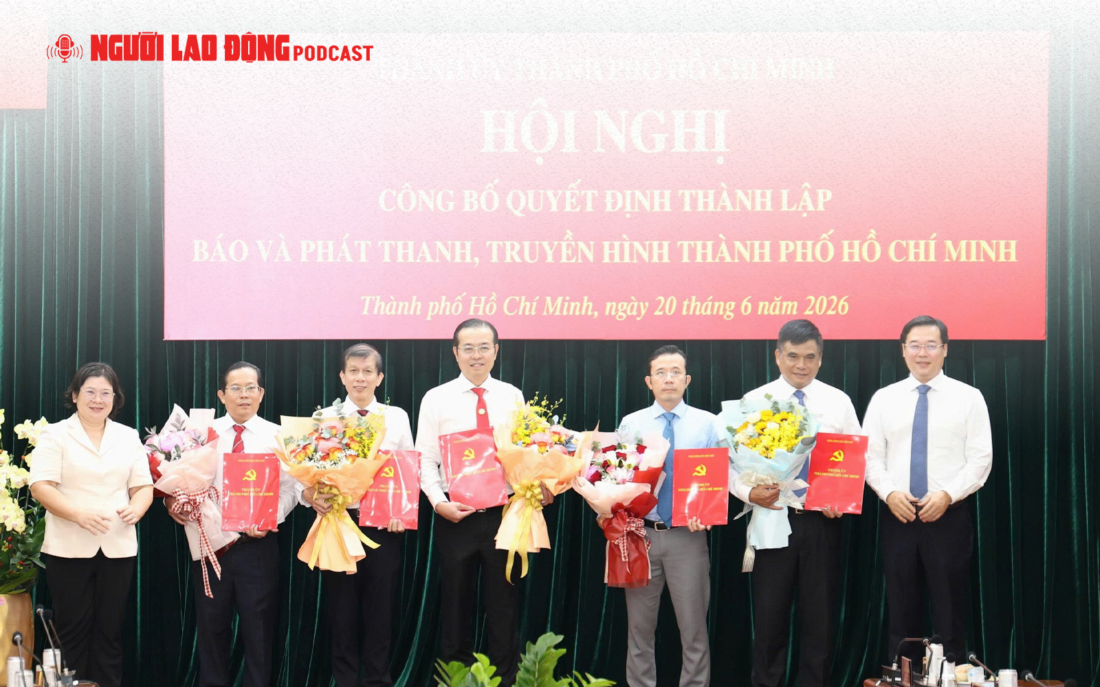 Công bố quyết định thành lập Báo và Phát thanh, Truyền hình TPHCM