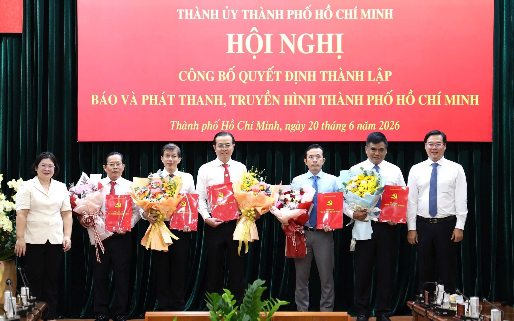Công bố quyết định thành lập Cơ quan Báo và Phát thanh, Truyền hình TPHCM