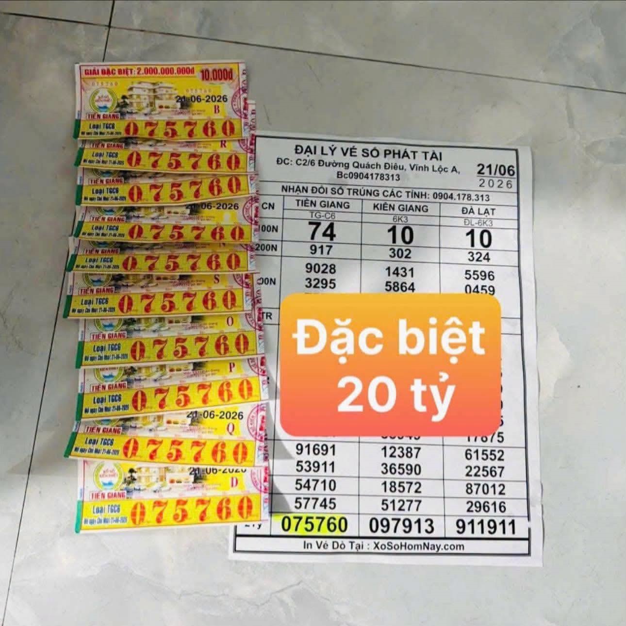 Xổ số miền Nam ngày 21-6: Giải độc đắc đài Tiền Giang lộ diện ở TPHCM - Ảnh 2.
