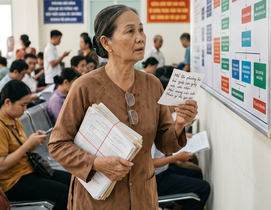 Tờ giấy hẹn ở phường mới - Ảnh 1.