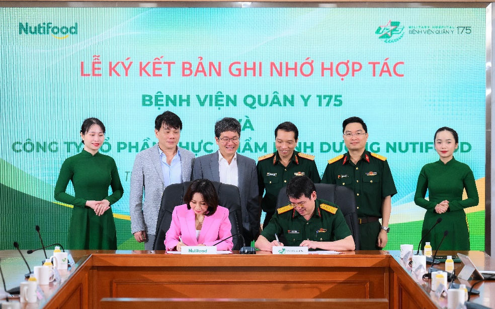 Nutifood và Bệnh viện Quân Y 175 hợp tác phát triển các giải pháp dinh dưỡng