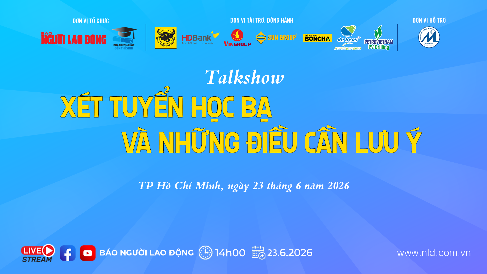 Từ 14 giờ, 23-6: Giải đ&aacute;p thắc mắc về x&eacute;t tuyển học bạ 2026 - Ảnh 1.