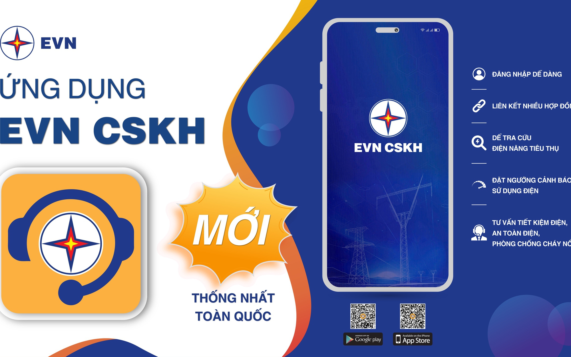 EVN thử nghiệm ứng dụng "EVN CSKH' theo dõi tiền điện từng ngày, tuần, tháng