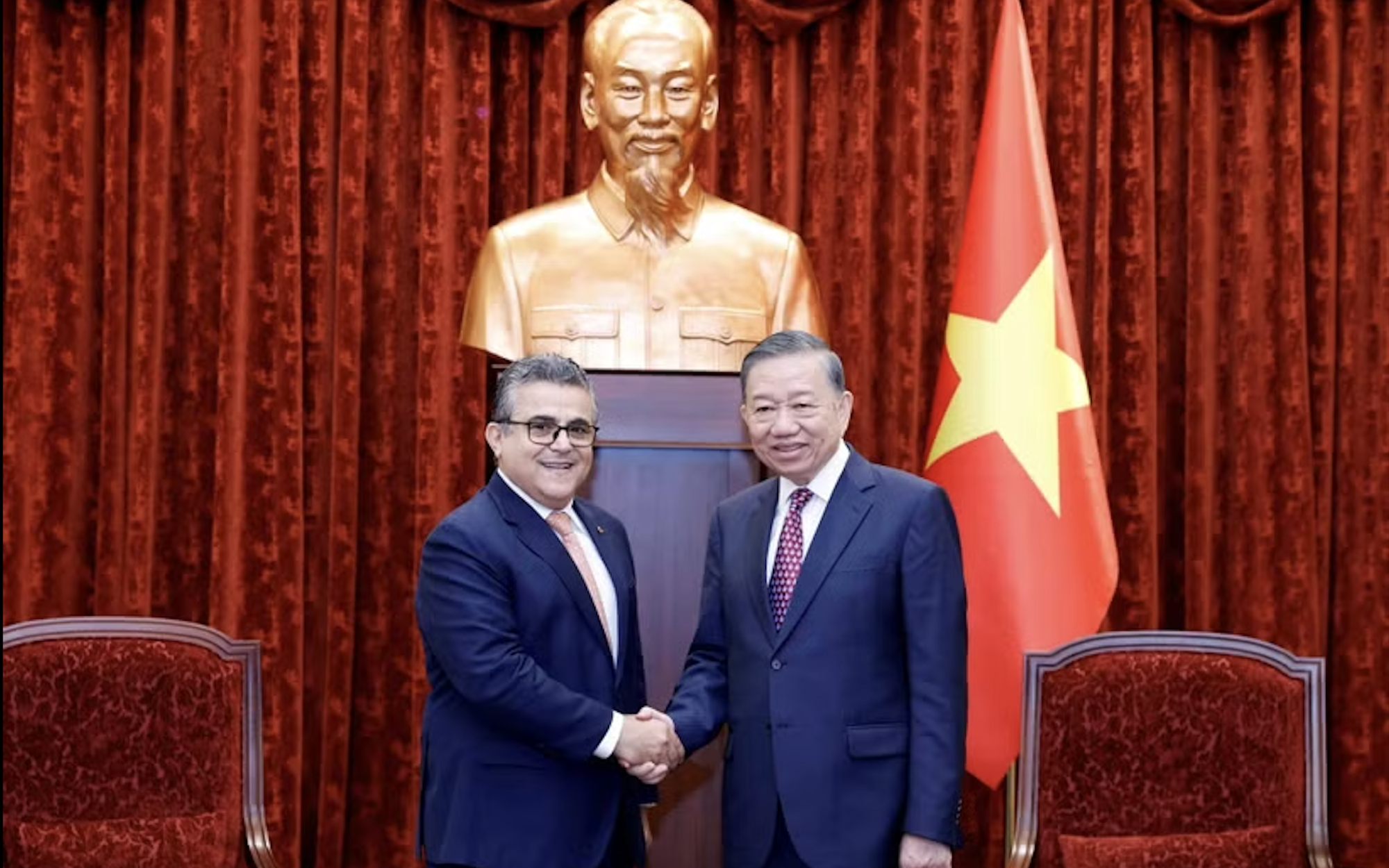 Tổng Bí thư, Chủ tịch nước Tô Lâm tiếp Đại sứ Palestine chào từ biệt