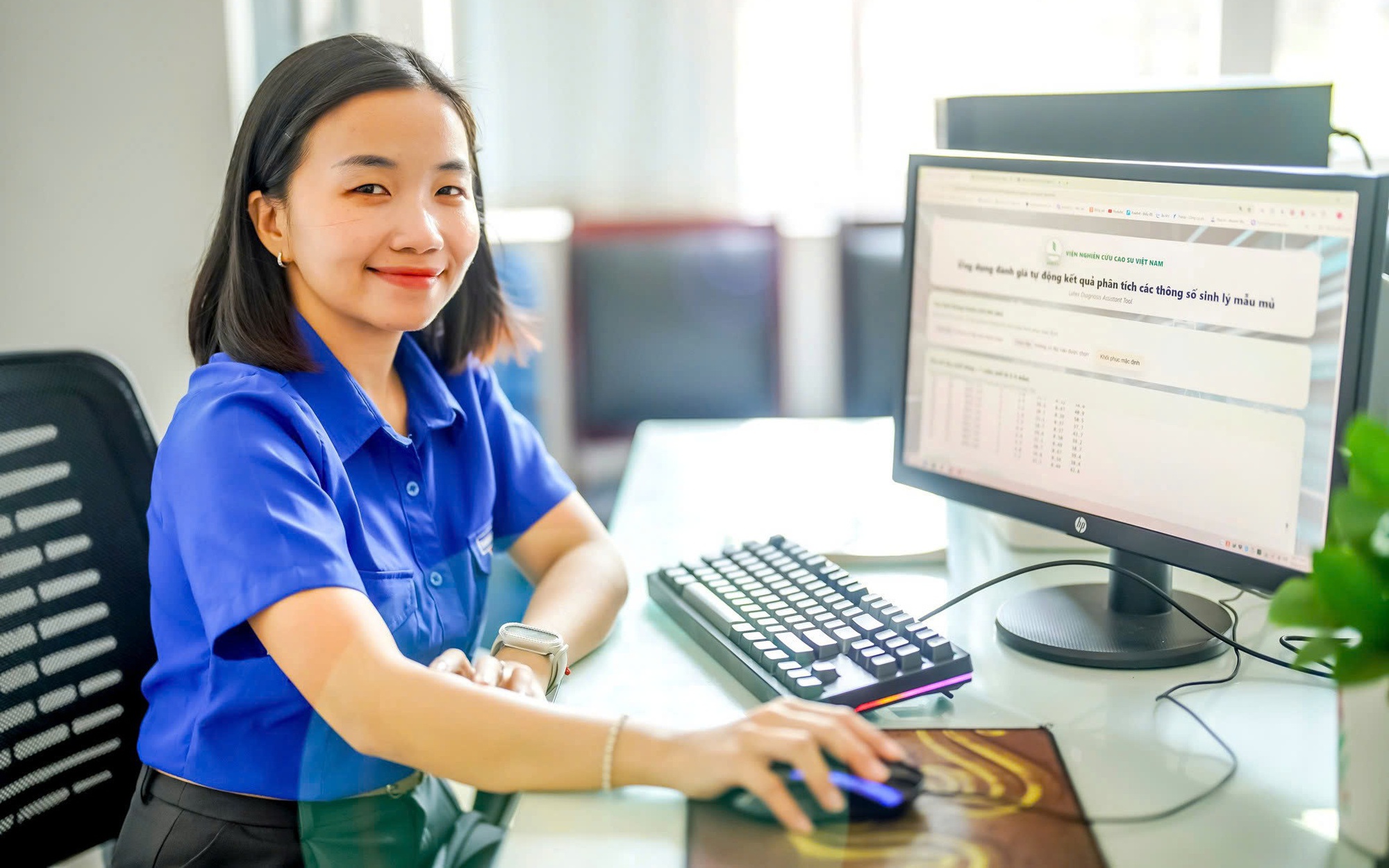 Dấu ấn của thạc sĩ Ngọc Giàu - nữ nghiên cứu viên trẻ ngành cao su
