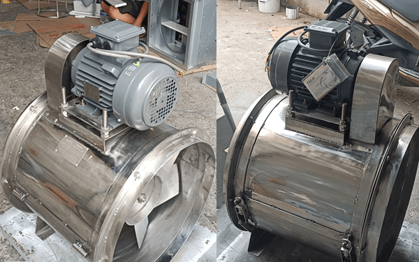 Quạt hướng trục inox là gì? Cấu tạo và nguyên lý hoạt động của quạt
