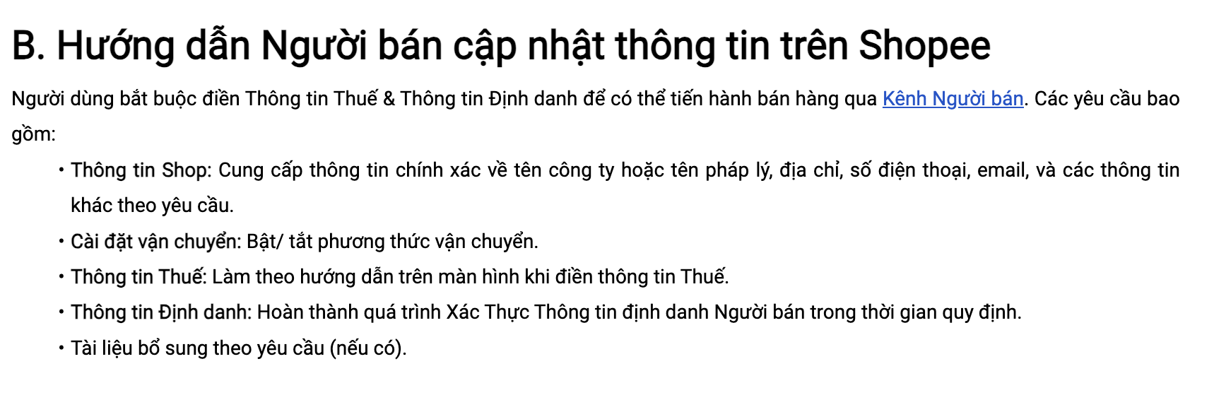 X&aacute;c thực định danh người b&aacute;n tr&ecirc;n s&agrave;n Thương mại điện tử Từ 1 - 7 - 2026 - Ảnh 2.
