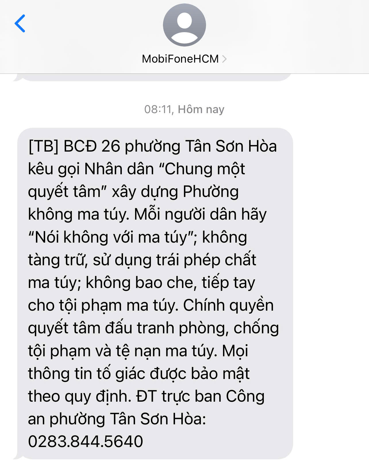Hiệu quả từ giải ph&aacute;p nhắn tin tuy&ecirc;n truyền ph&ograve;ng, chống ma t&uacute;y đến từng người d&acirc;n - Ảnh 1.