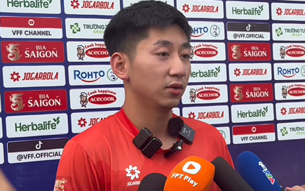 Nhật Minh cố gắng sánh vai các đàn anh trên tuyển dự ASEAN Cup 2026