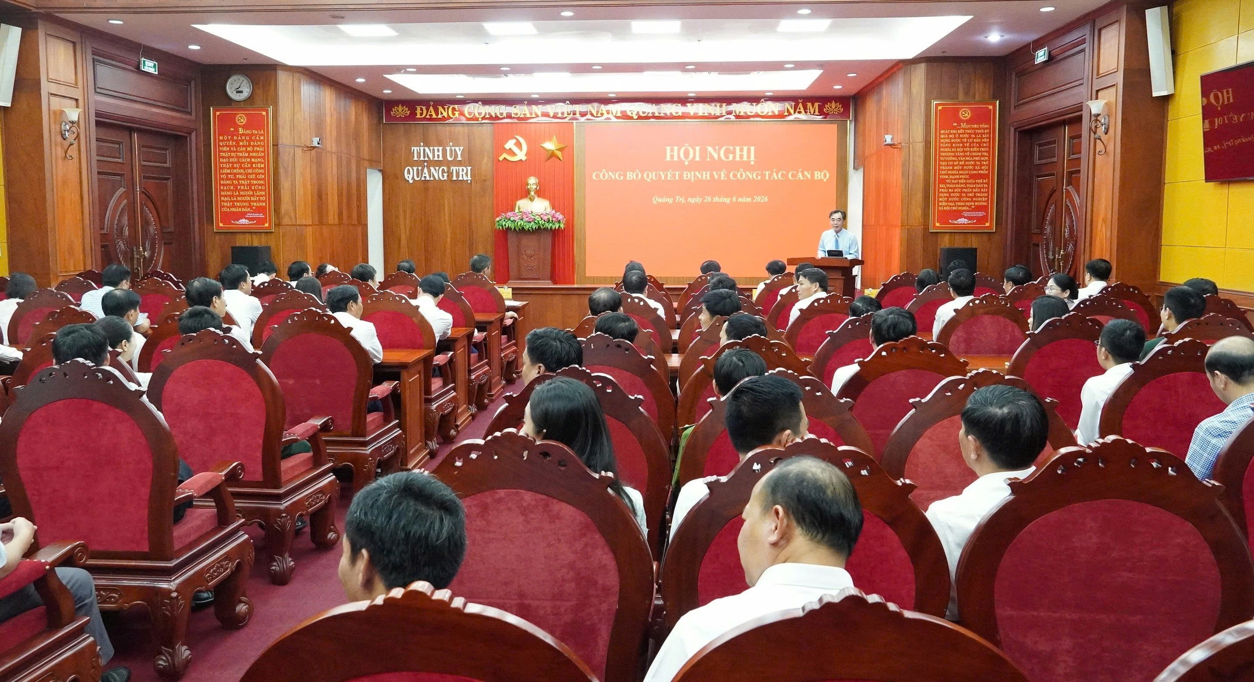 Nhiều bí thư xã ở Quảng Trị được điều động, hoán đổi vị trí - Ảnh 1.