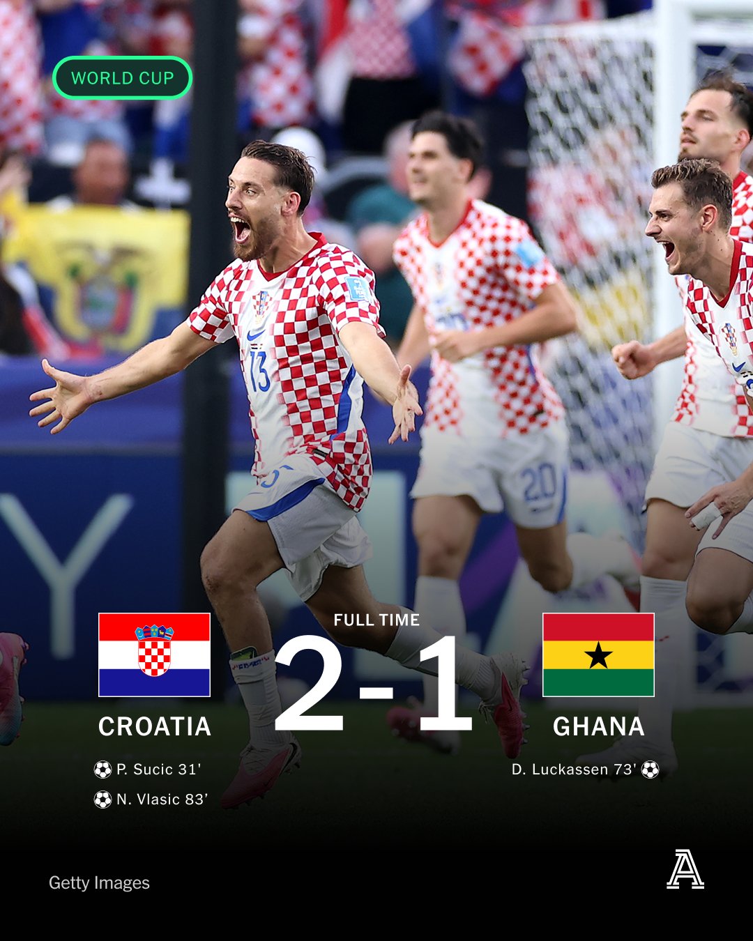 Croatia thắng nghẹt thở Ghana - Ảnh 1.