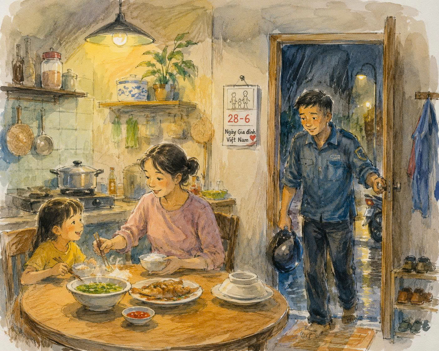 NHỮNG CÂU CHUYỆN NHỎ: Bữa cơm còn phần - Ảnh 1.