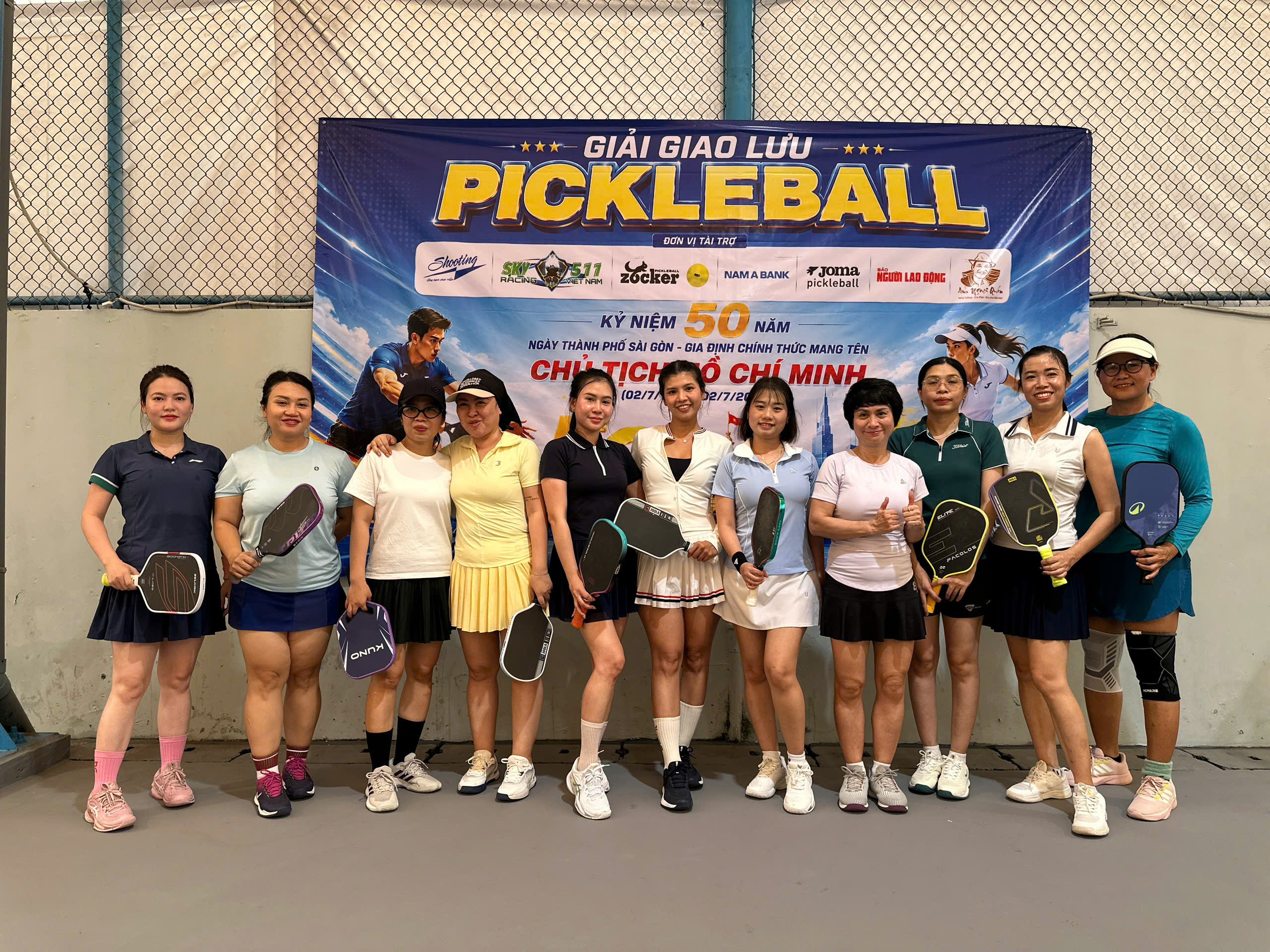 Giao lưu pickleball mừng 50 năm thành phố Sài Gòn – Gia Định mang tên Chủ tịch Hồ Chí Minh - Ảnh 2.