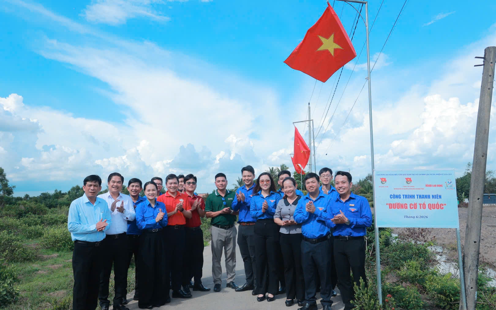 Khánh thành "Đường cờ Tổ quốc" tại Tây Ninh